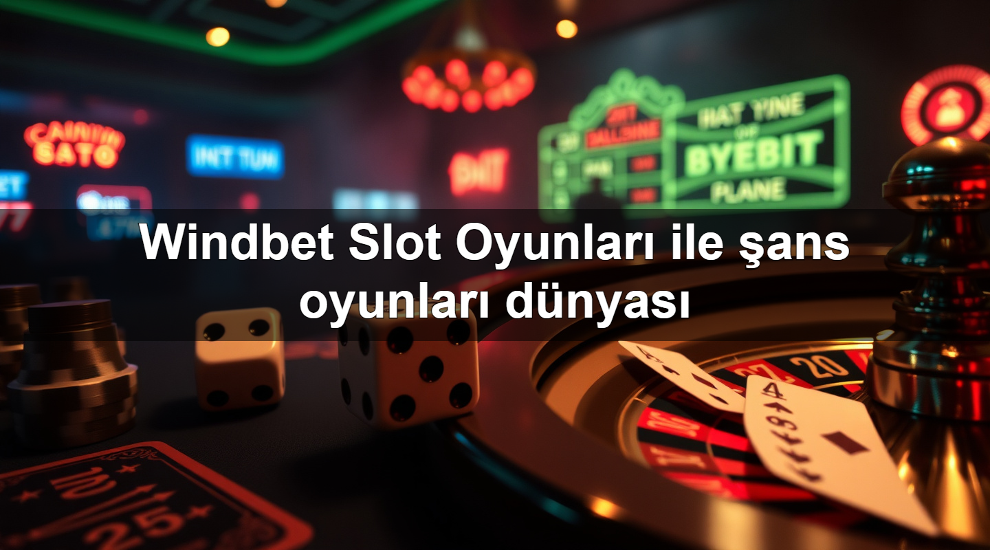windbet slot oyunlar ile ans oyunlar d nyas 1779883533800