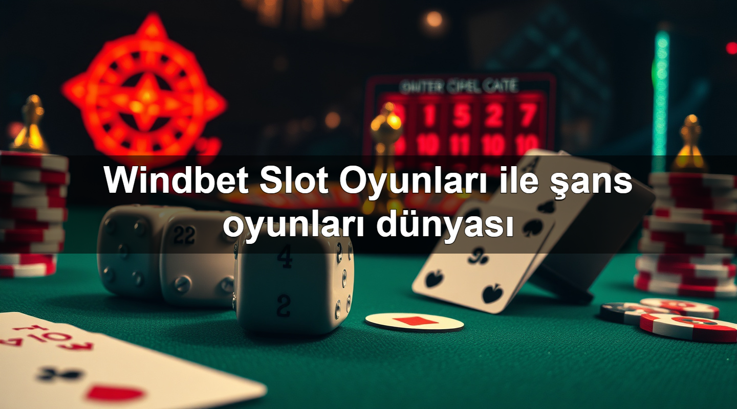 windbet slot oyunlar ile ans oyunlar d nyas 1779883622439